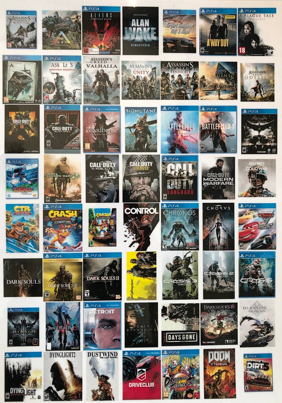 پک 20عددی بازی کپیخور نصبی ps4 انتخابی