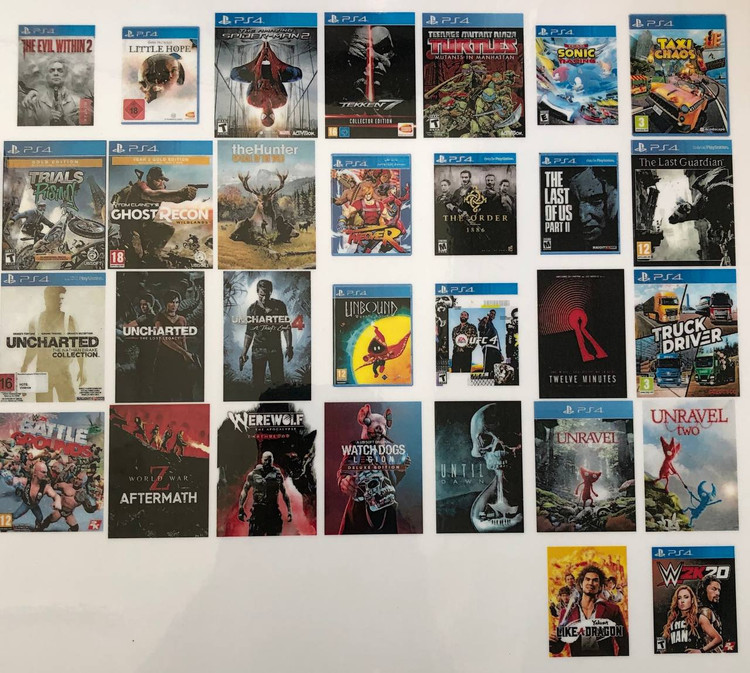پک 20عددی بازی کپیخور نصبی ps4 انتخابی