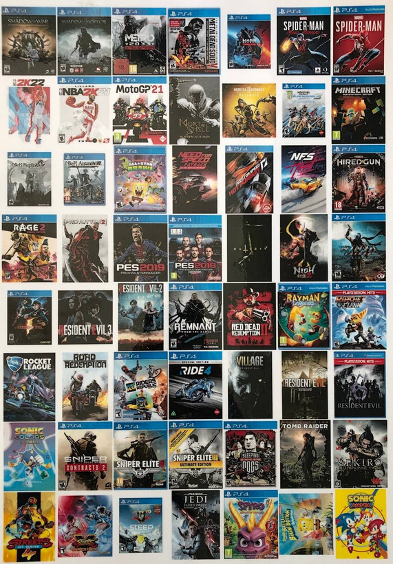پک 20عددی بازی کپیخور نصبی ps4 انتخابی