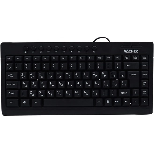 کیبورد سیمی مچر MACHER مینی مدل MR-306